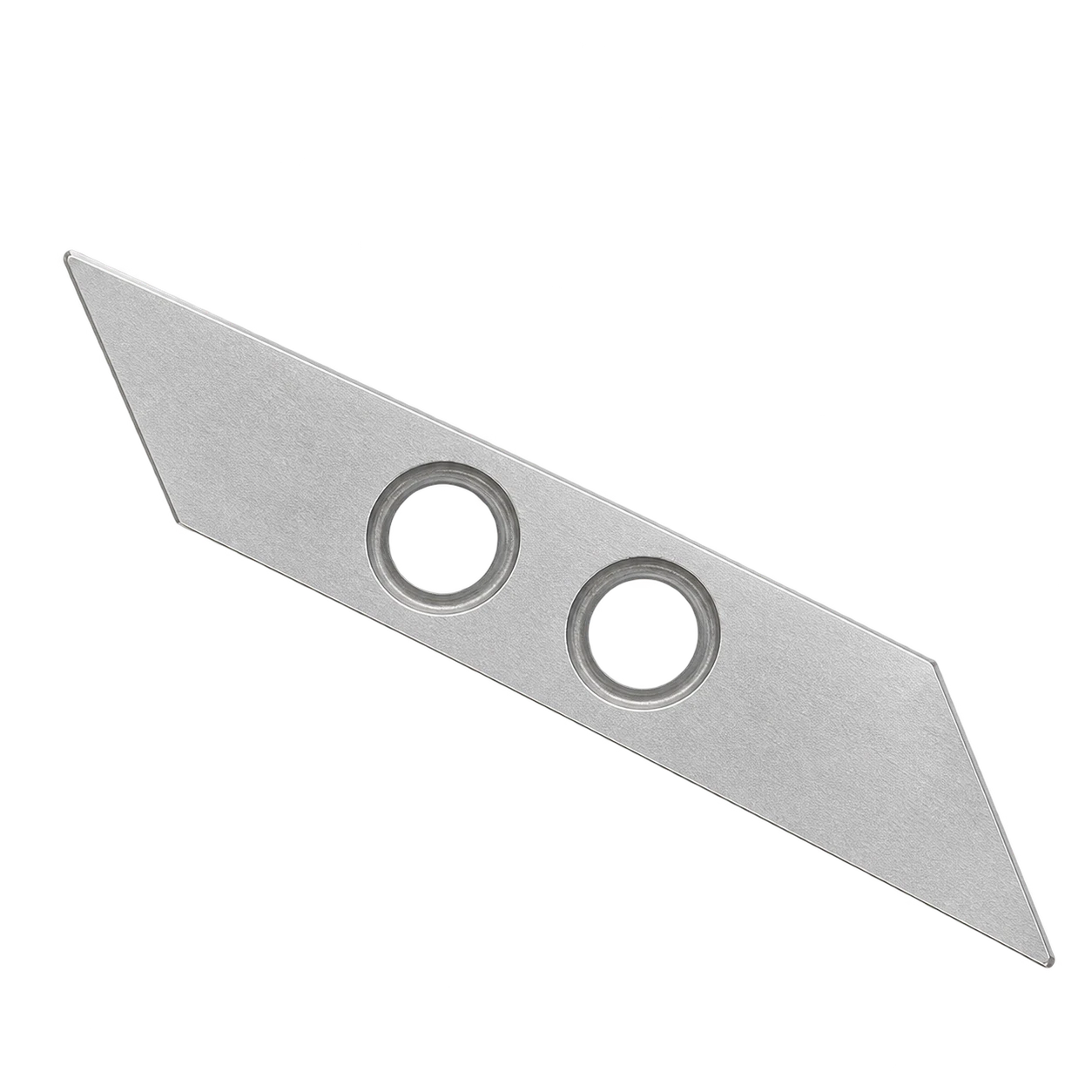 Double-hole grooving insert