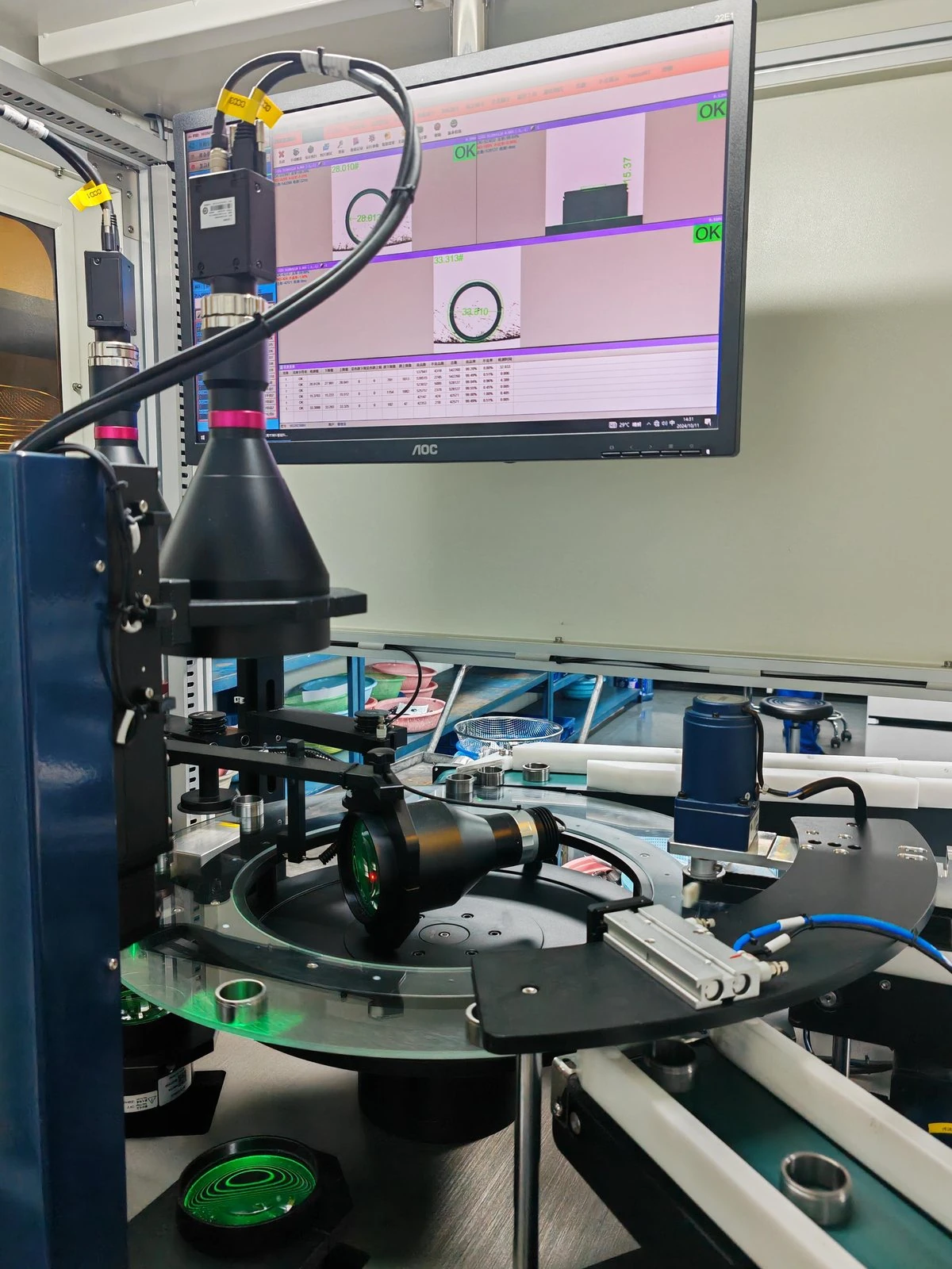 TUNGSTEC optical measurement equipment and production inspection screen