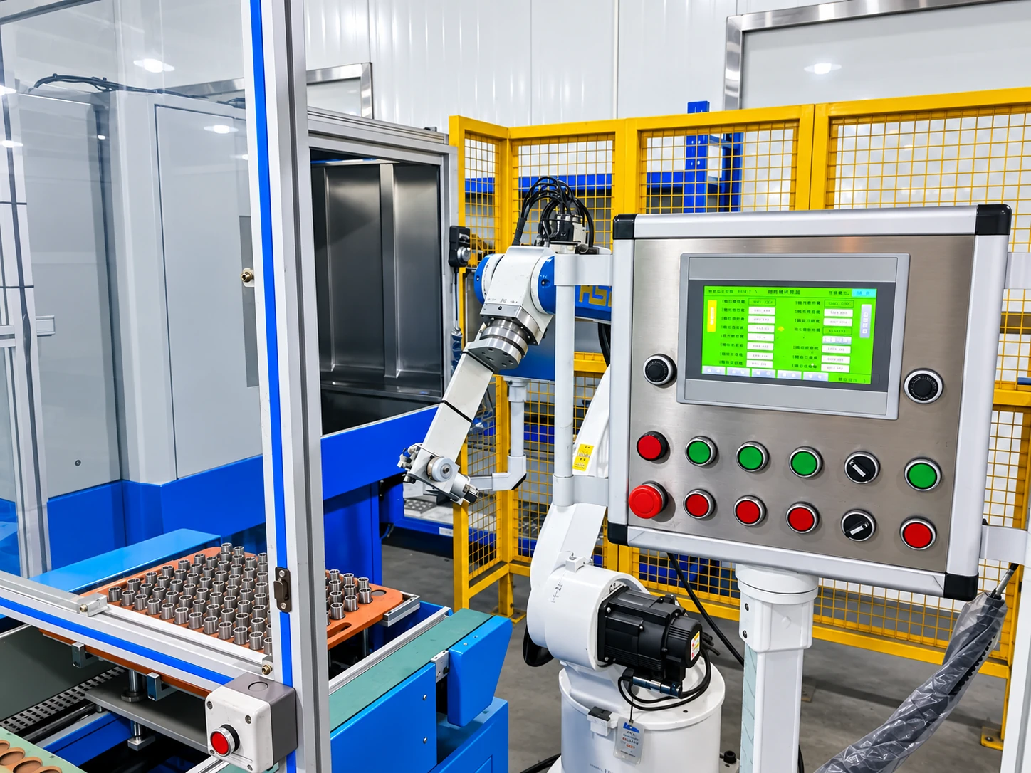 Group manufacturing grinding production floor
