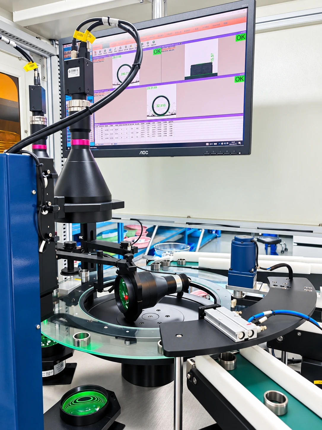 Laboratory instruments for material and dimensional inspection